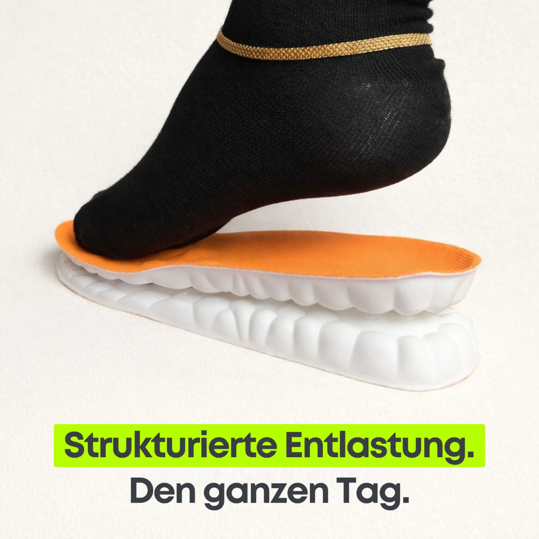 Einlegesohlen Herren & Damen Bequem Stehkomfort Alltag