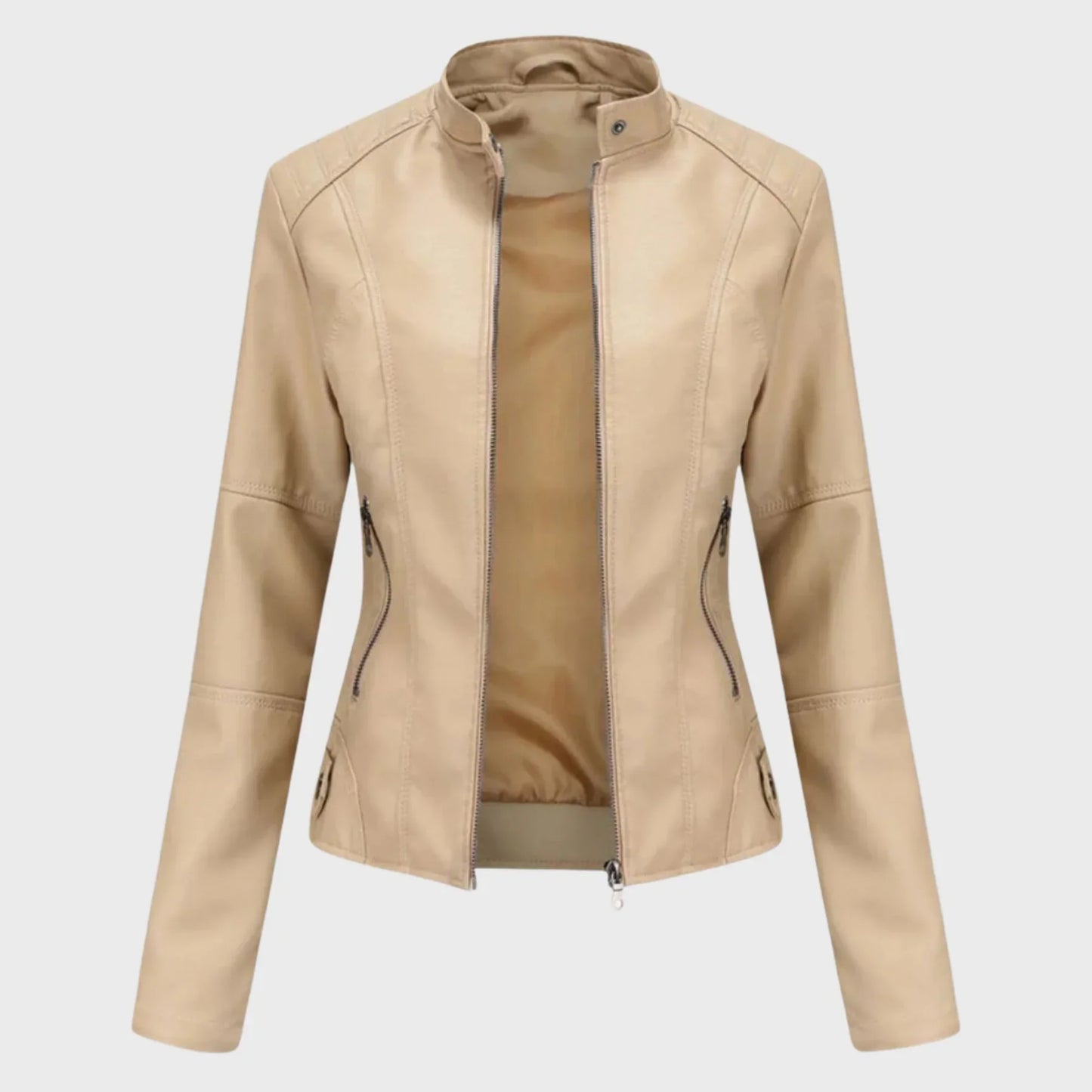 Romina | Coole Lederjacke
