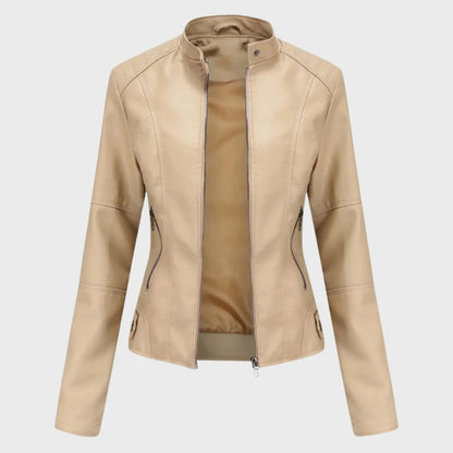 Romina | Coole Lederjacke