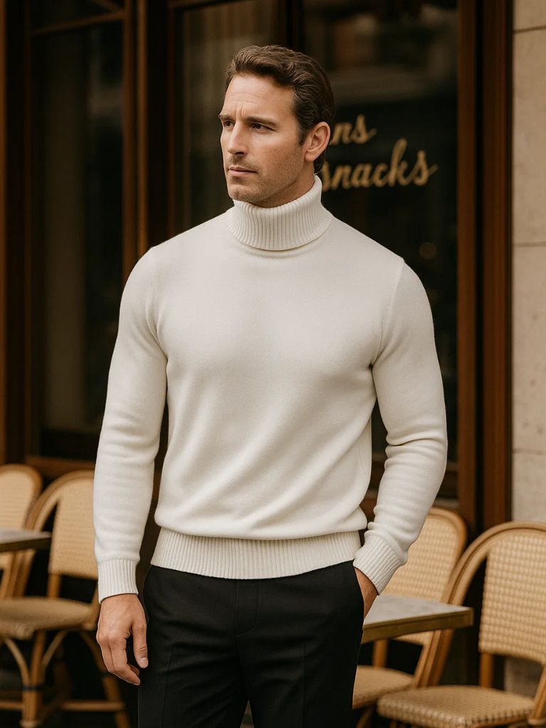 Aurelius Wool Roll Neck - Cross & Crown