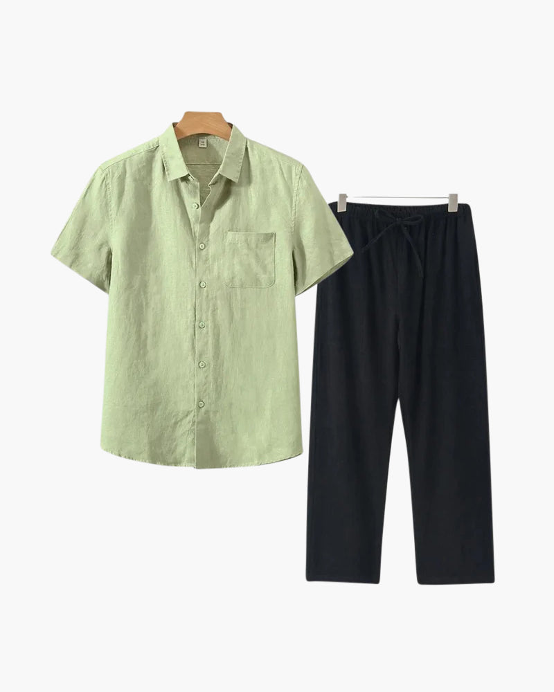 T-Shirt Herren Set I Zweiteiler Oversize Casual Sommer