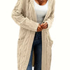 Damen Kapuzencardigan mit Taschen