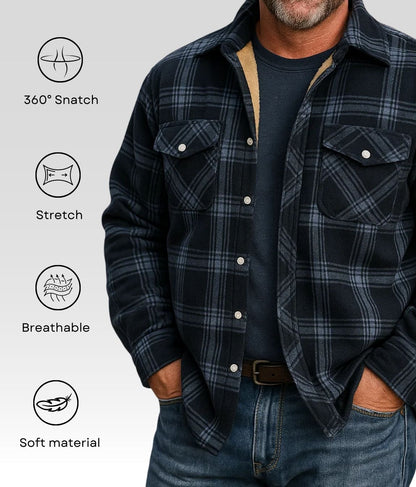 Joe Fleece Jacke Blau