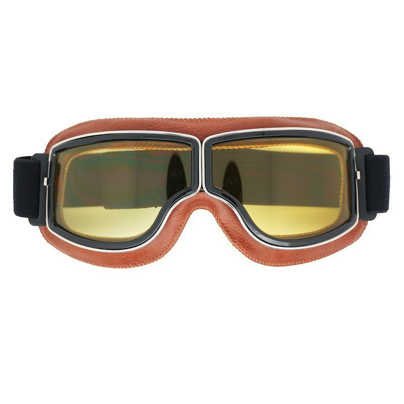 Rudy | Motorradbrille Herren Retro Polarisierte Gläser UV-Schutz Outdoor