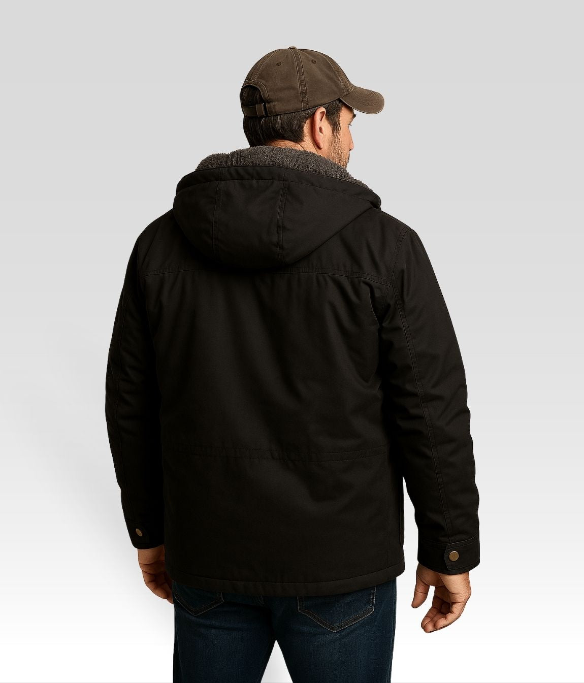 Reto Fleece Jacke Schwarz