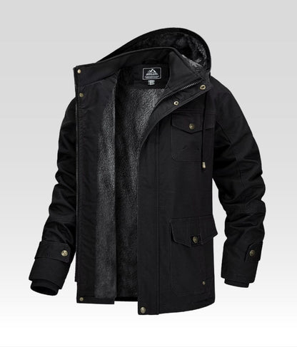 Reto Fleece Jacke Schwarz