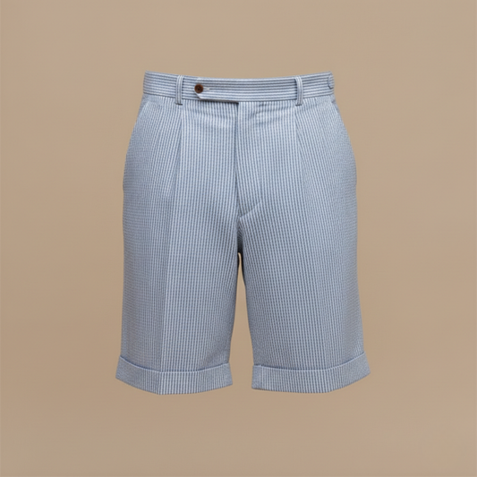 Chino Shorts Herren Hochtailliert Gestreift Freizeit Sommer