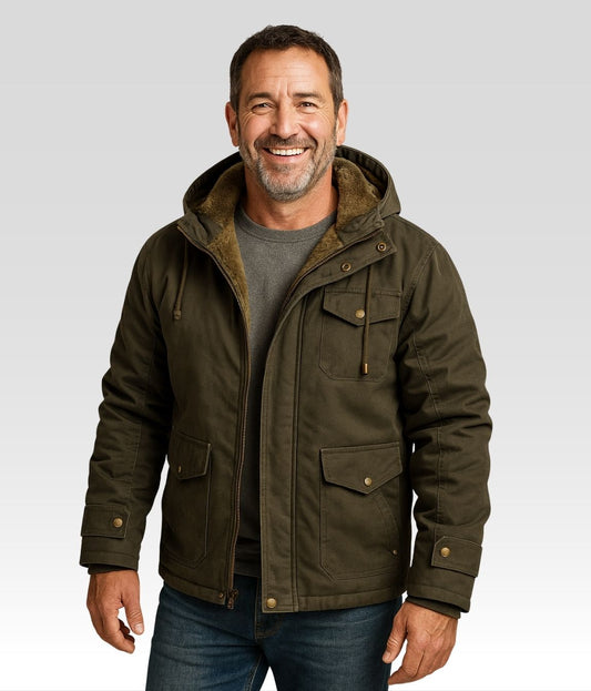 Reto Fleece Jacke Grün