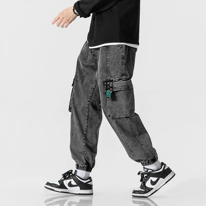 Cargo Jogginghose Herren Relaxed Fit Freizeit