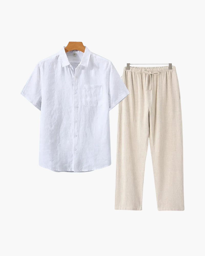 T-Shirt Herren Set I Zweiteiler Oversize Casual Sommer