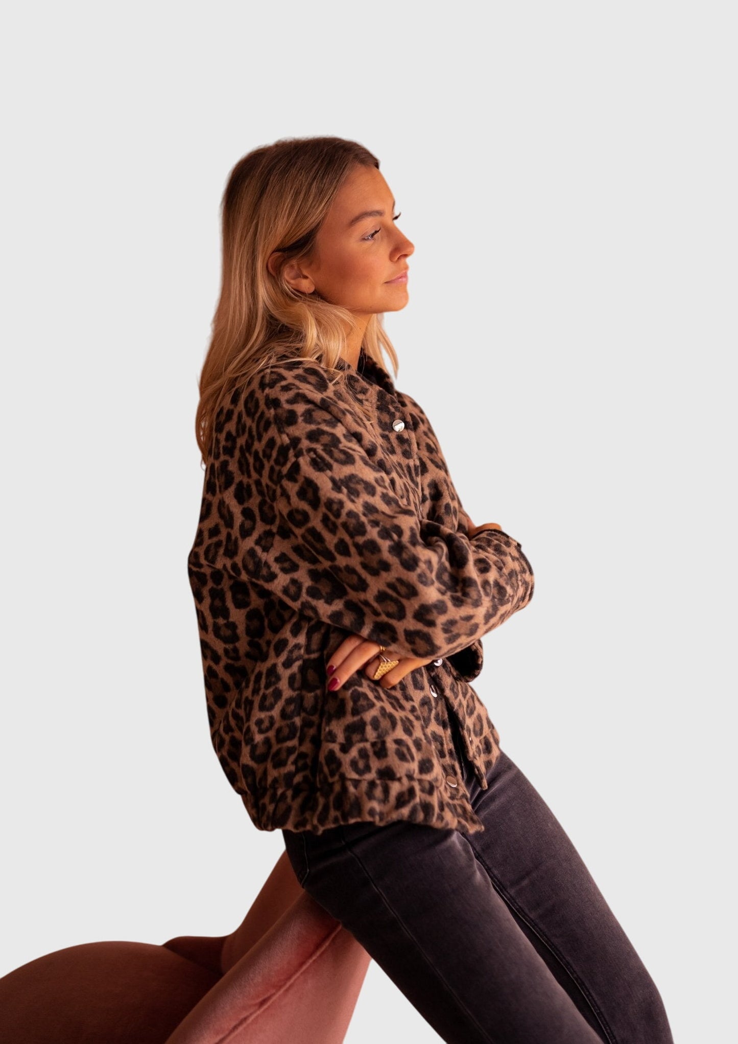 Elodie | Trendige Jacke im Leopardenmuster