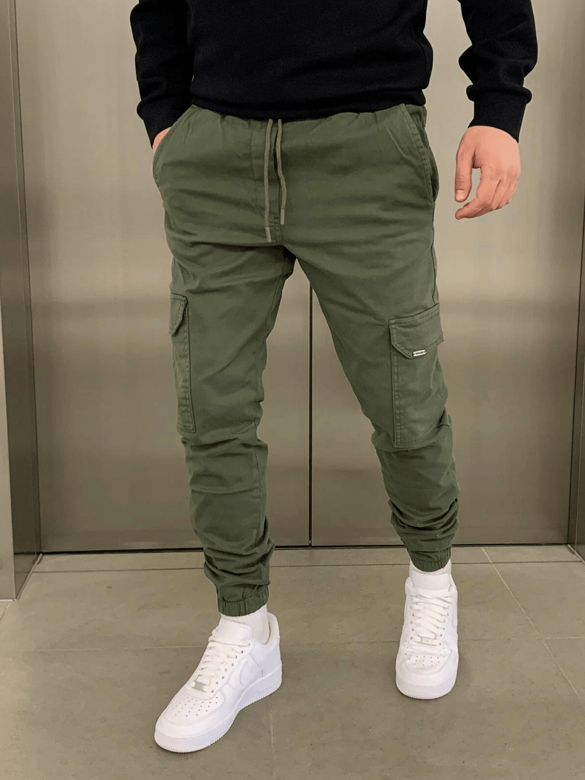 Cargo Jogger Herren Relaxed Fit Freizeit