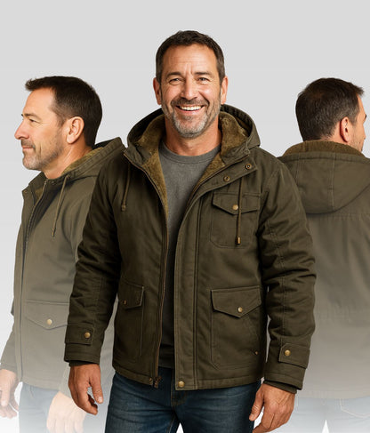 Reto Fleece Jacke Grün