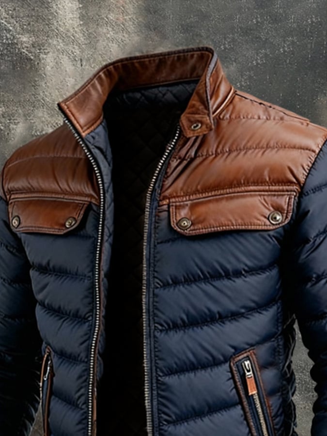 Daunenjacke Herren Elegant Winter Regular Fit