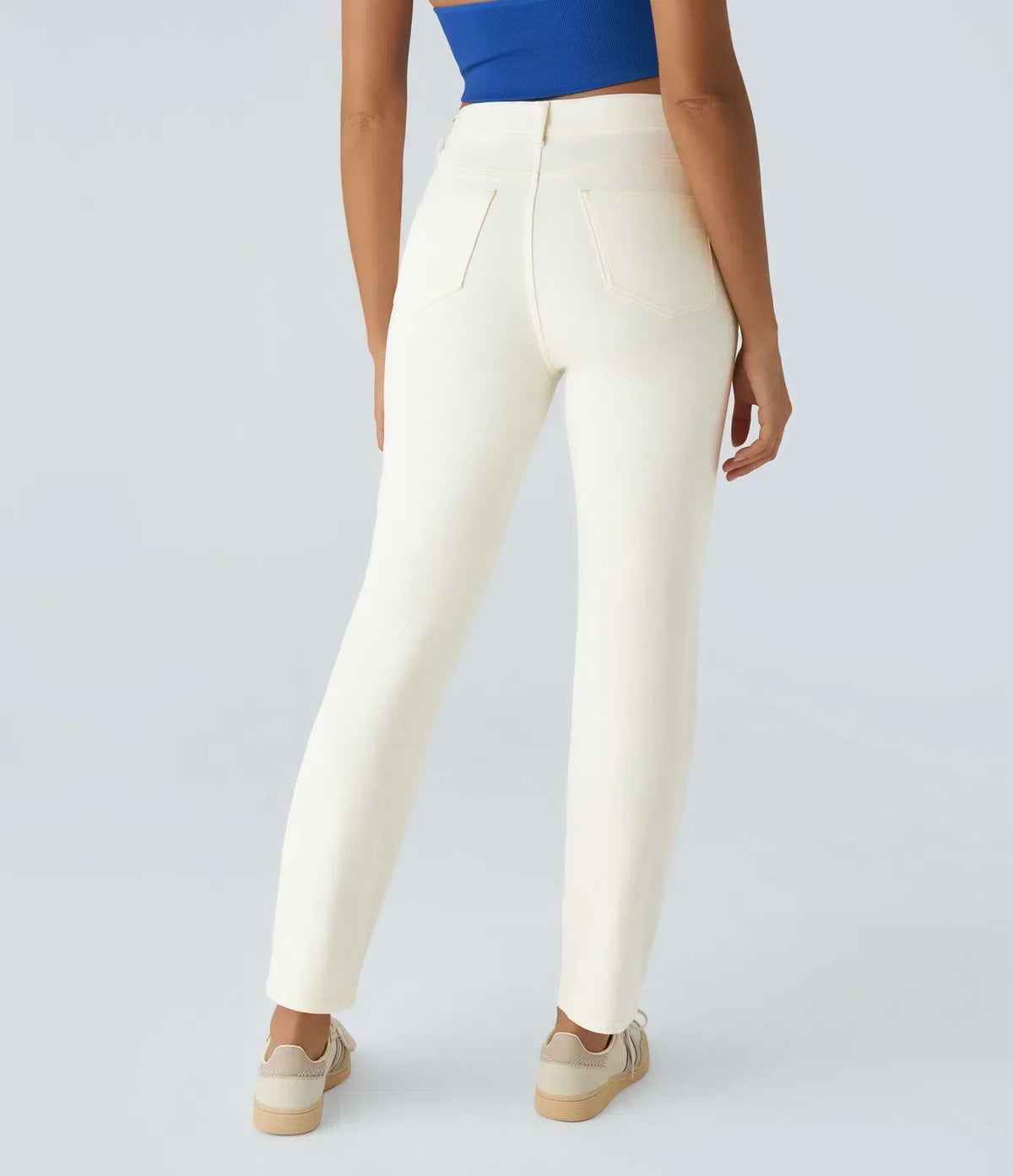 Hose Damen Hochtailliert Bequem Freizeit & Alltag