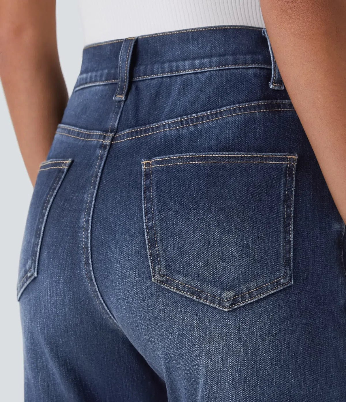 Hose Damen Hochtailliert Bequem Freizeit & Alltag