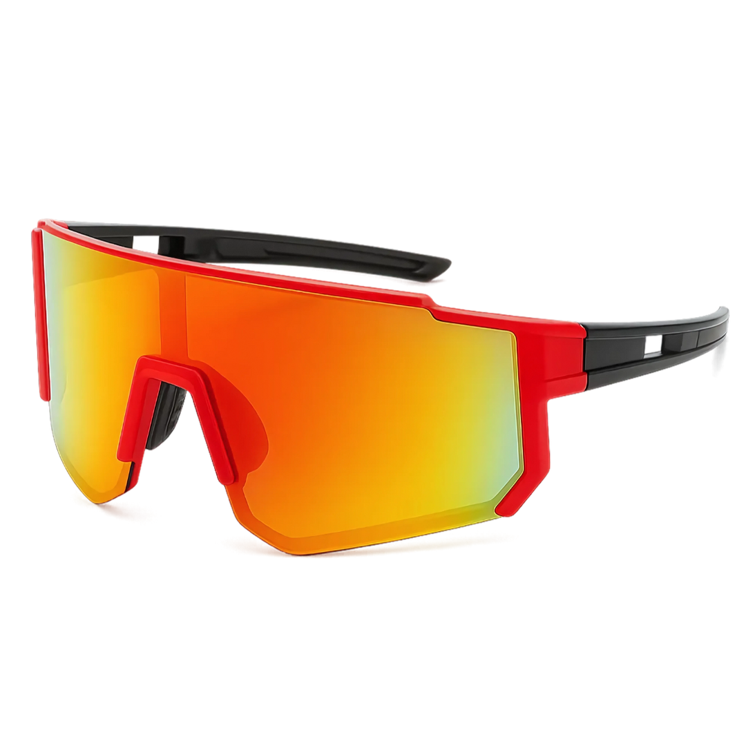 Sportsonnenbrille Damen Futuristisch Leicht UV400 Schutz