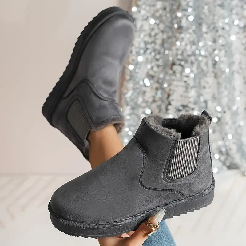 Tatjana™ Woll Boots mit Fleece-Innenfutter