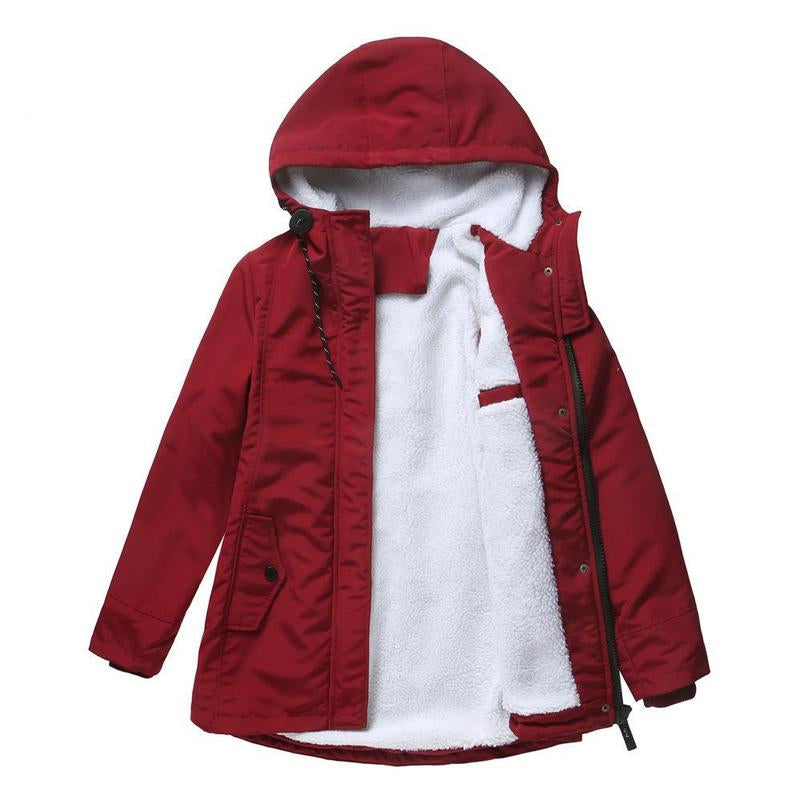 Lora I Winterjacke Damen Isoliert Kapuze Gesteppt Wärmekomfort