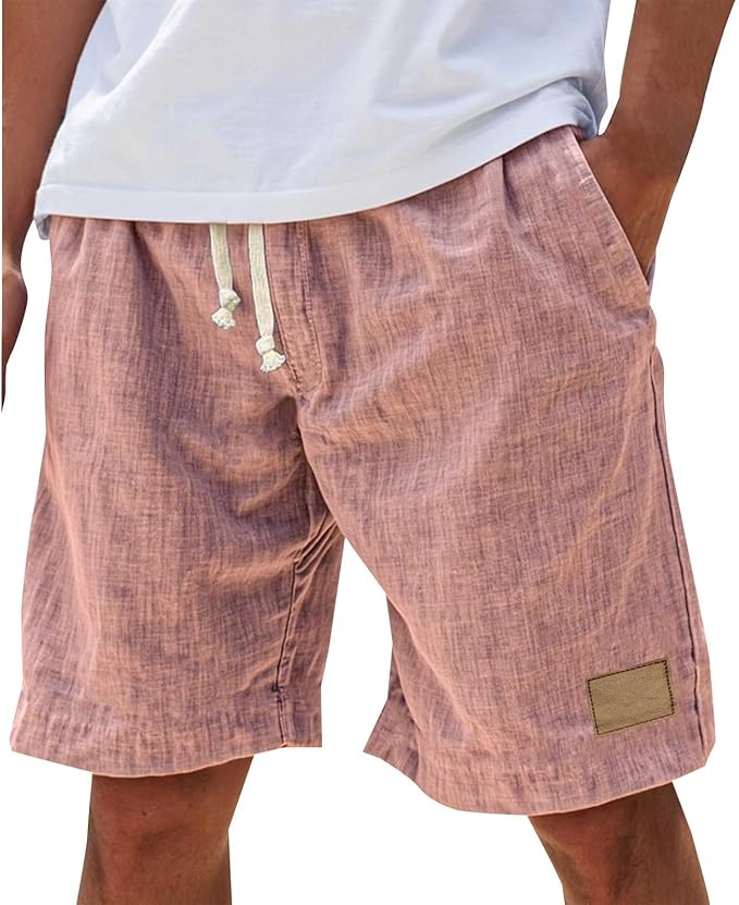 Häkelshorts Herren Relaxed Fit Sommer Casual