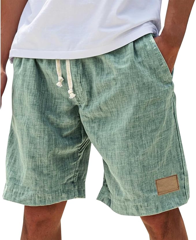 Häkelshorts Herren Relaxed Fit Sommer Casual
