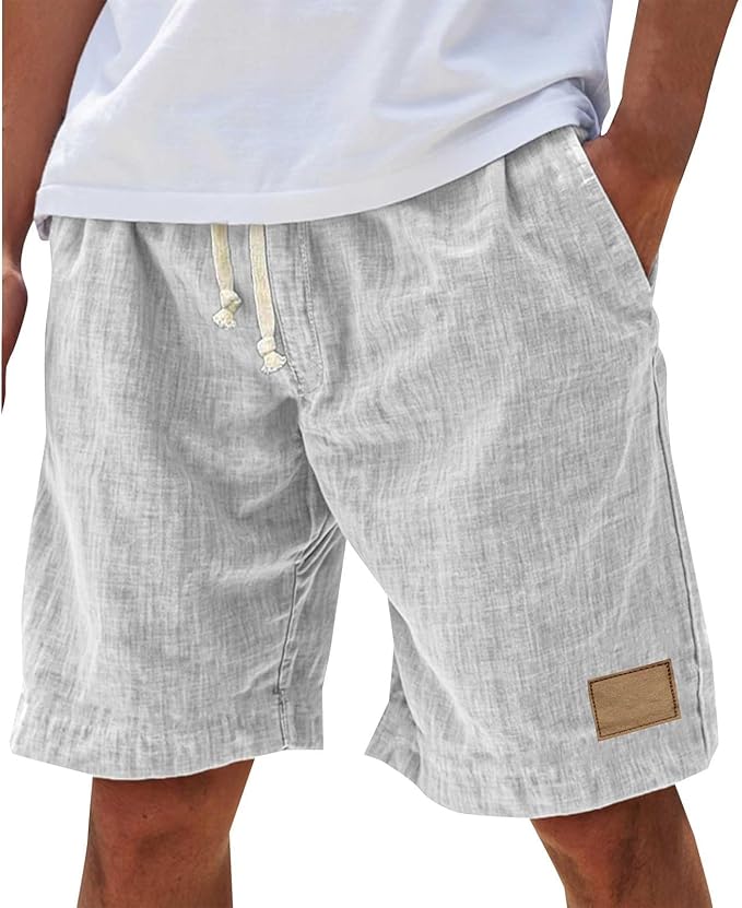 Häkelshorts Herren Relaxed Fit Sommer Casual