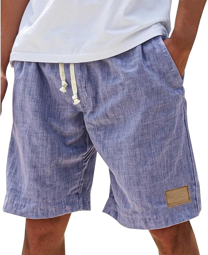 Häkelshorts Herren Relaxed Fit Sommer Casual