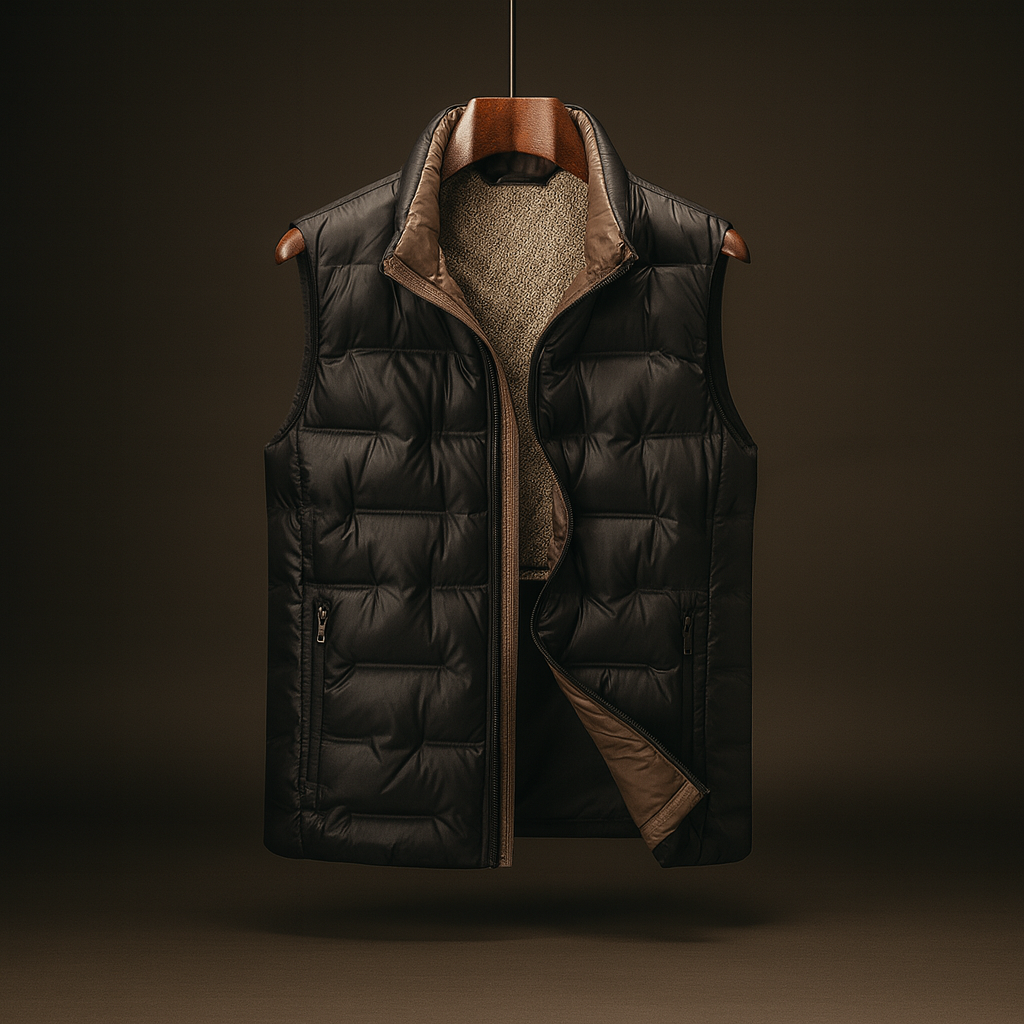Herren Entenfederveste Leicht Warm Winter Freizeit
