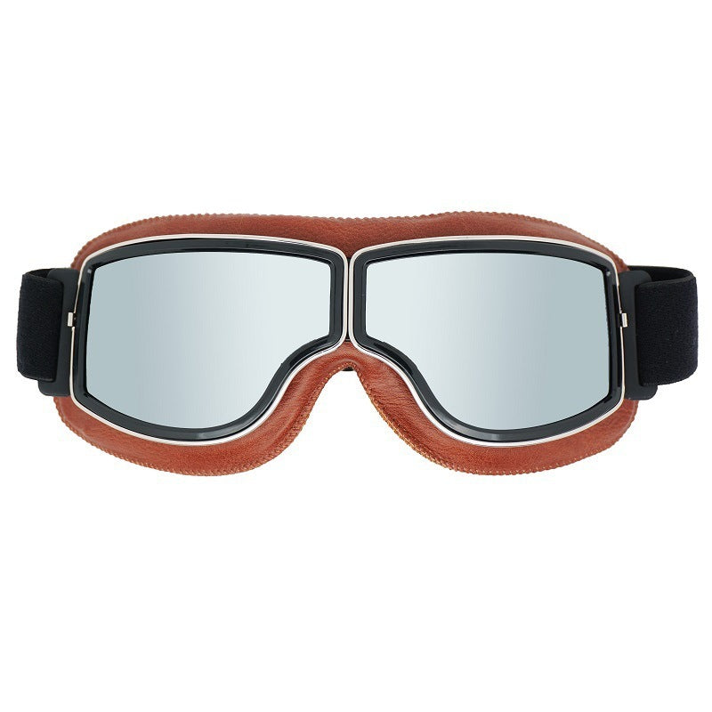 Rudy | Motorradbrille Herren Retro Polarisierte Gläser UV-Schutz Outdoor