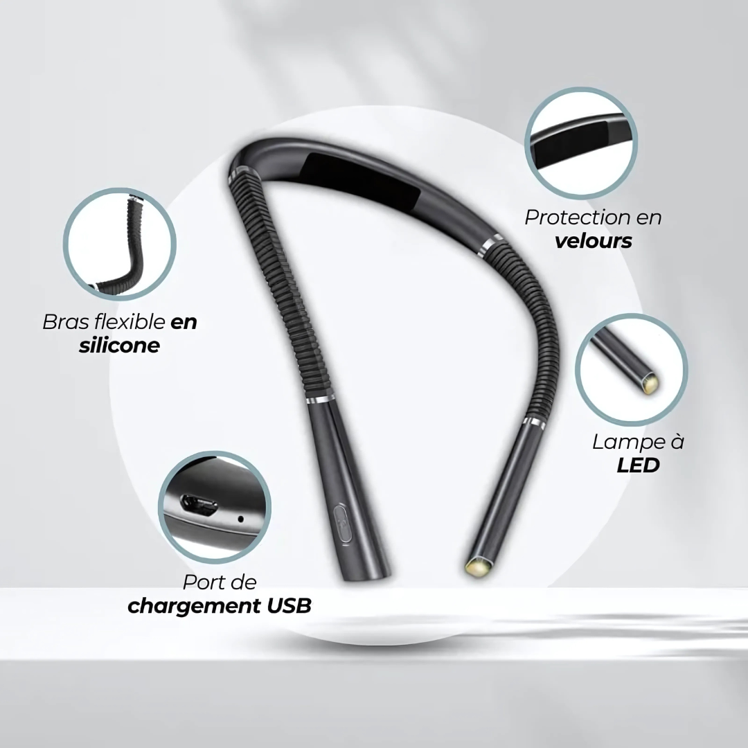 Leselampe Unisex Flexibel USB Aufladbar Verstellbar