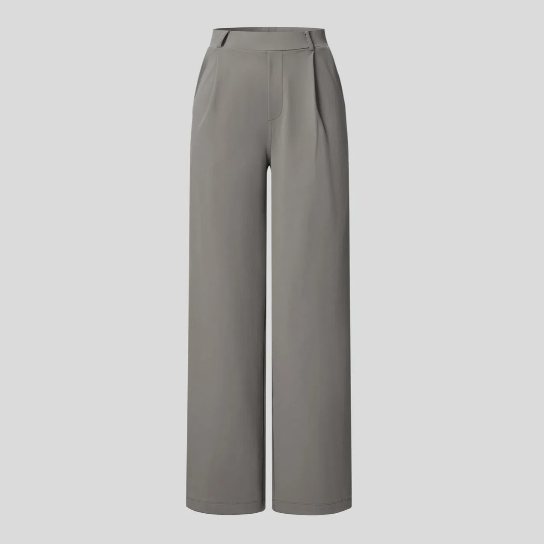 Hose Damen Fließend Hohe Taille Freizeit & Elegant