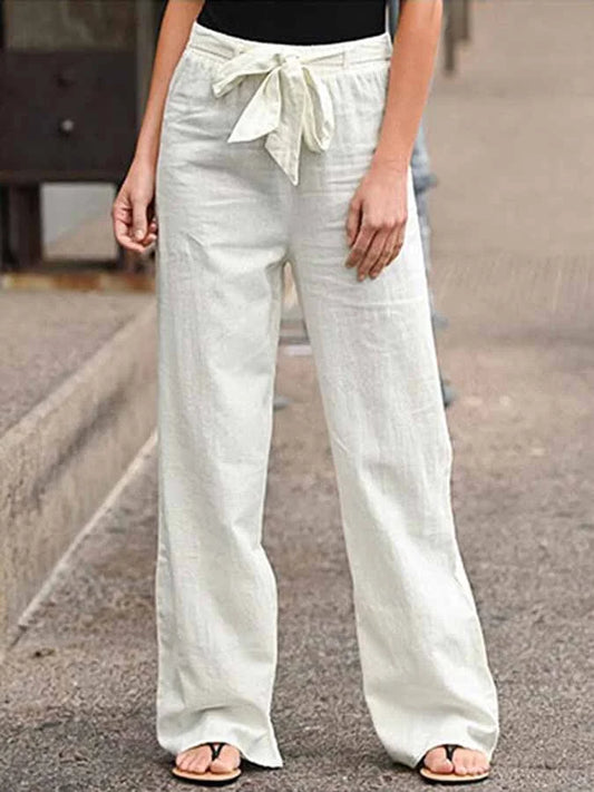 Freizeithose Damen Relaxed Fit Sommer