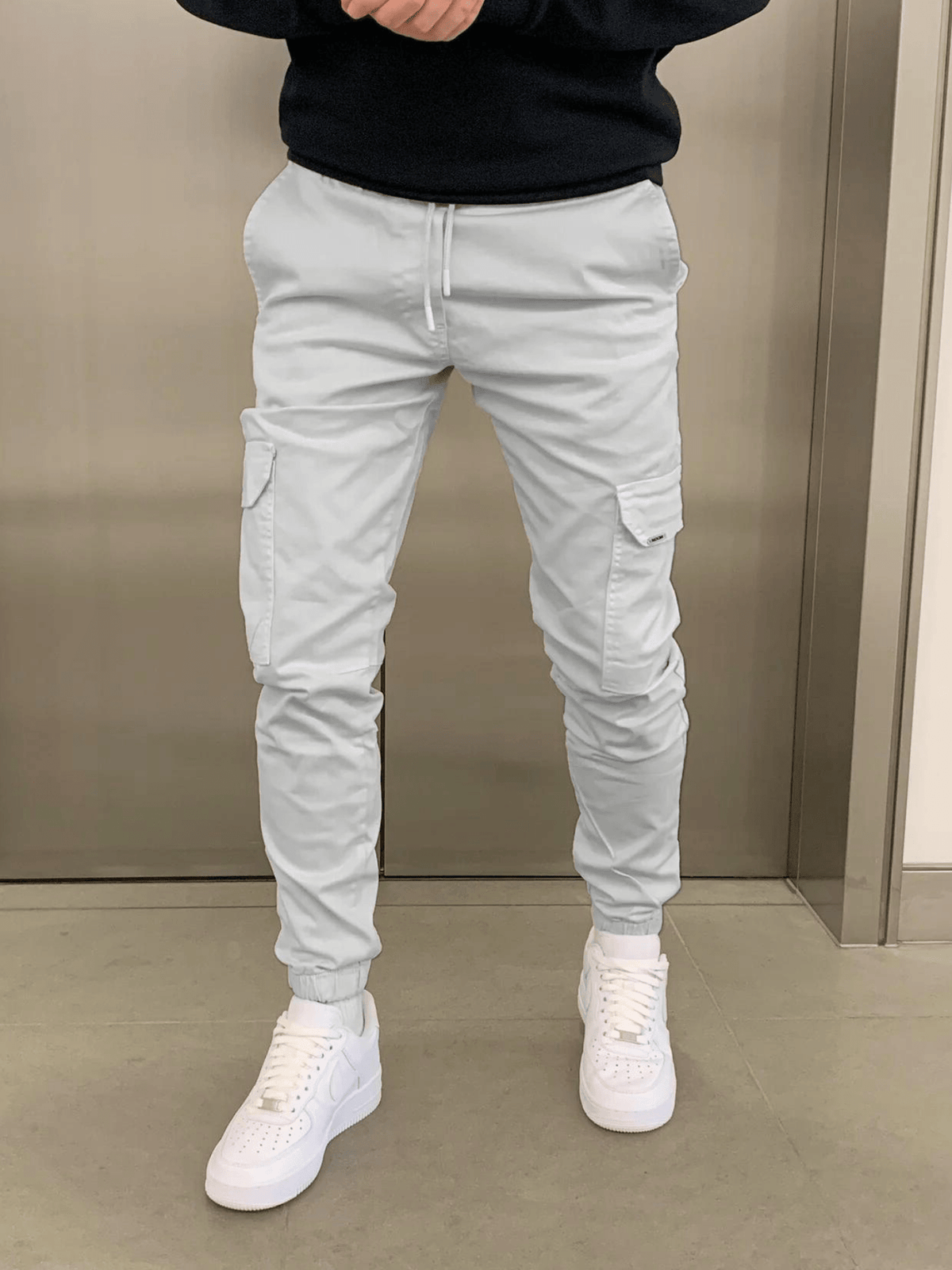 Cargo Jogger Herren Relaxed Fit Freizeit