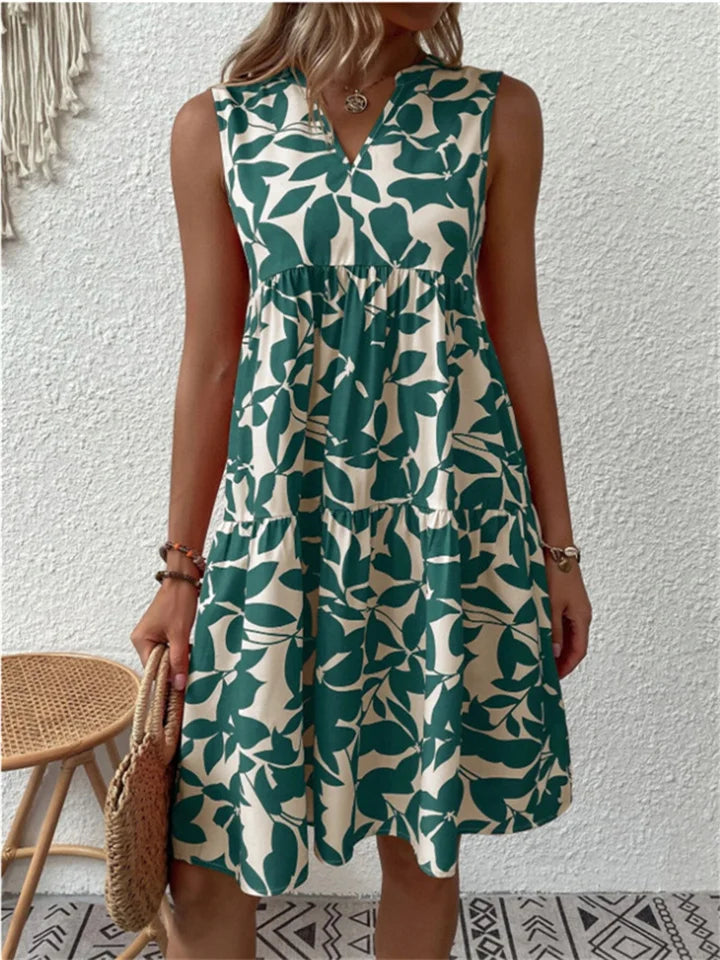 Sommerkleid Damen Leicht Casual Freizeit