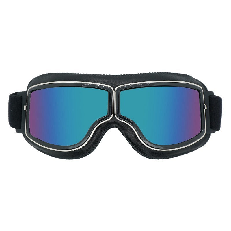 Rudy | Motorradbrille Herren Retro Polarisierte Gläser UV-Schutz Outdoor