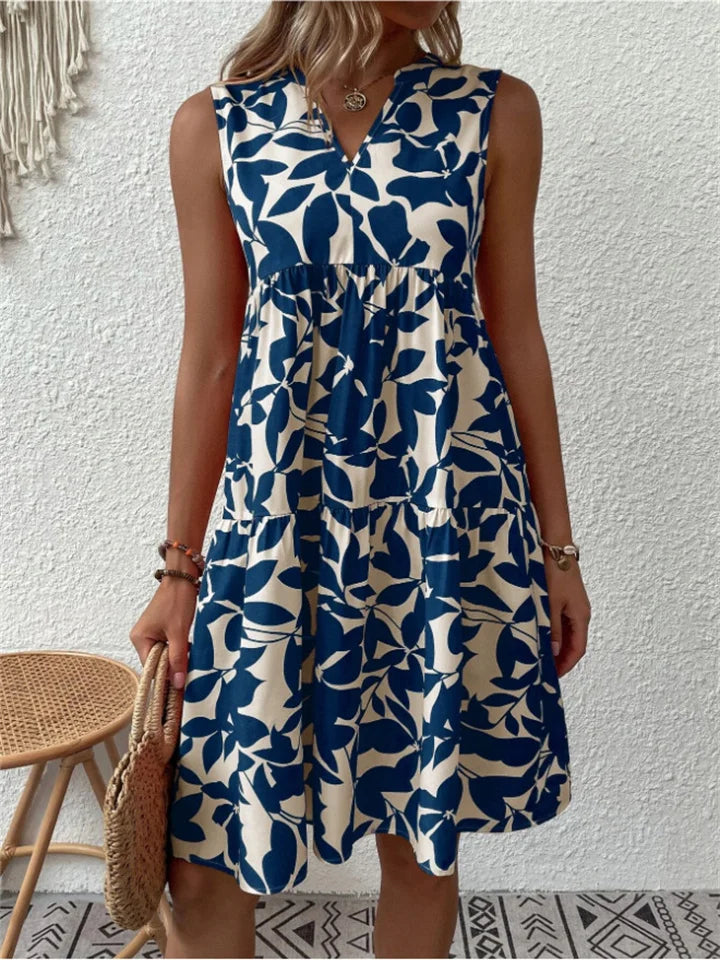 Sommerkleid Damen Leicht Casual Freizeit