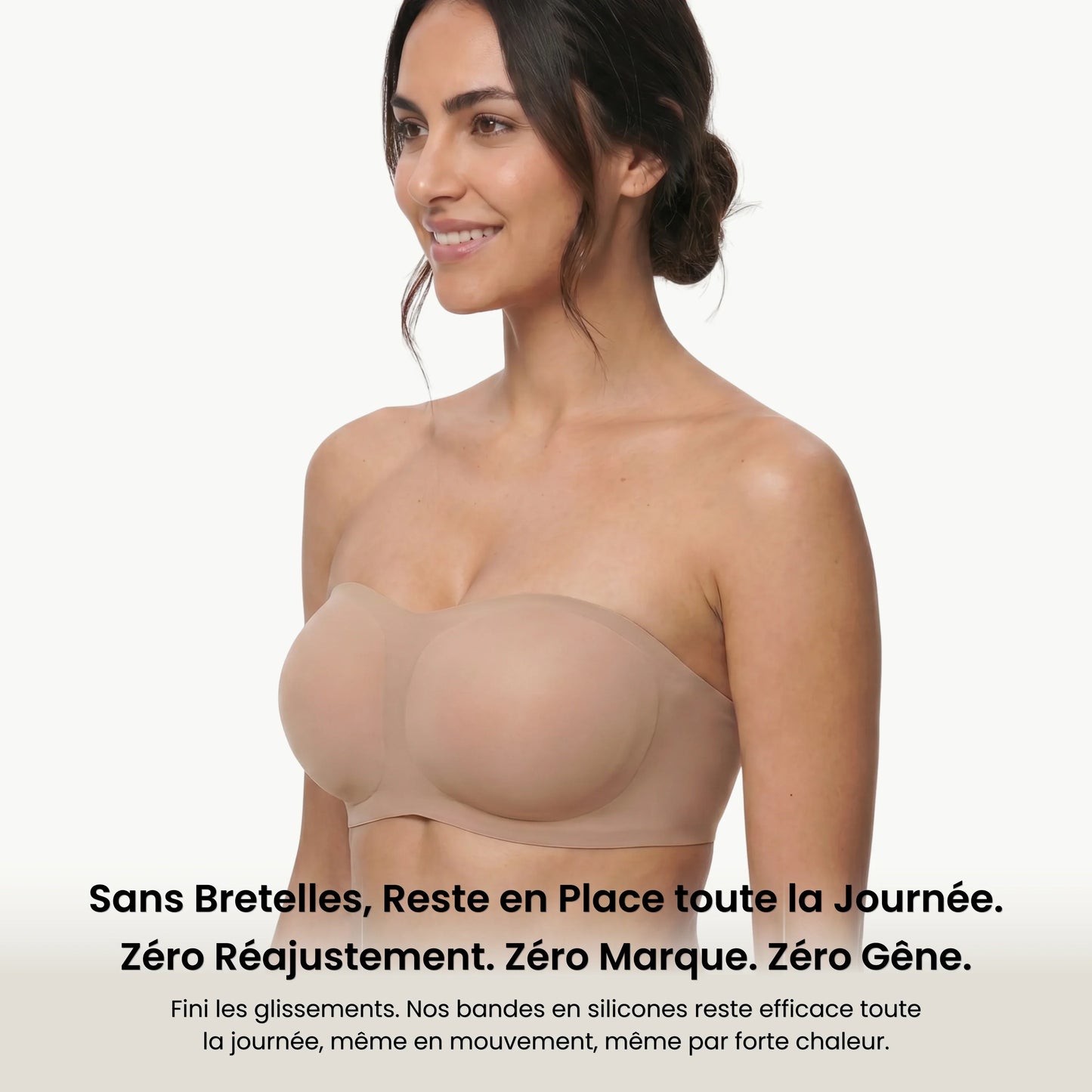 Push-up-BH Damen Trägerlos Unsichtbar Alltag Komfort