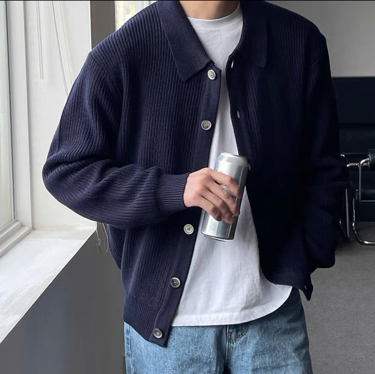 Cardigen Herren I Strickjacke