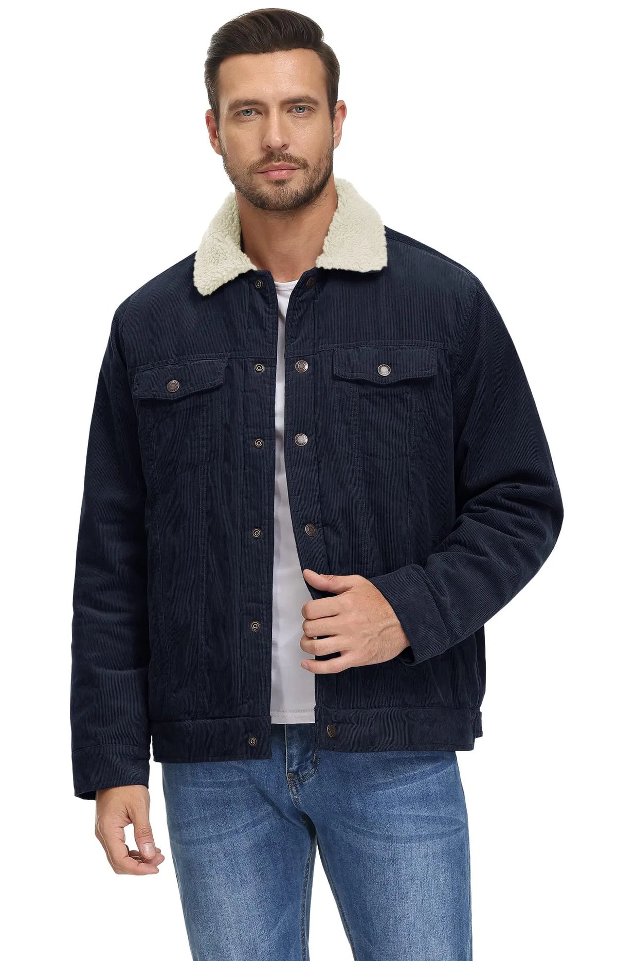 Manfred I Winterjacke Herren Regular Fit Freizeit Outdoor