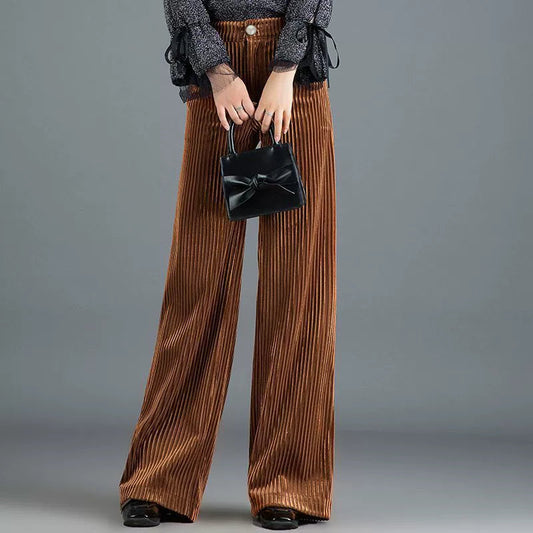 Cordhose Damen Weit Casual Alltag
