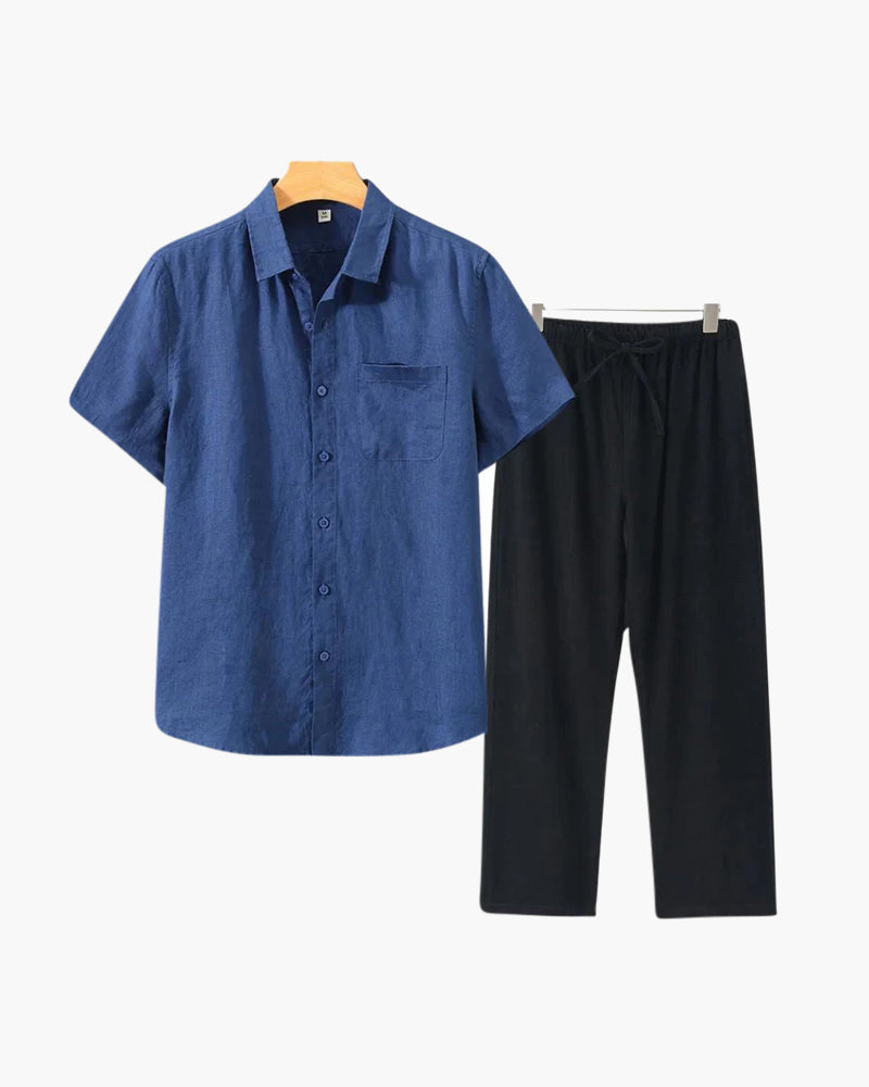 T-Shirt Herren Set I Zweiteiler Oversize Casual Sommer