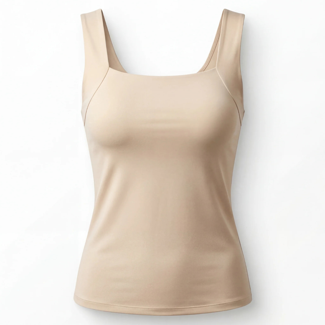 Tanktop Damen Bequem Integrierter Sport-BH Freizeit