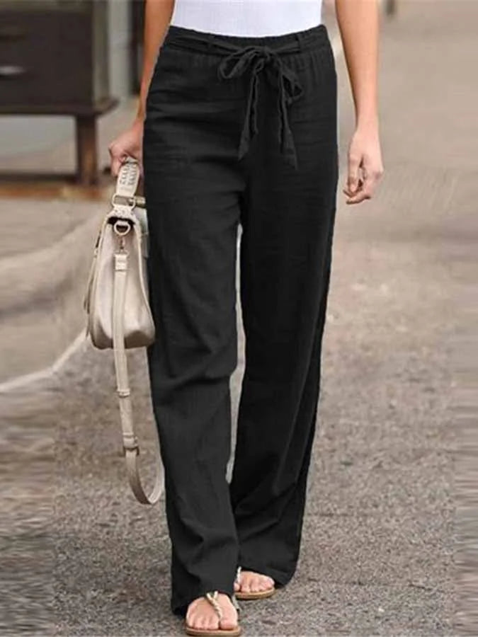 Freizeithose Damen Relaxed Fit Sommer
