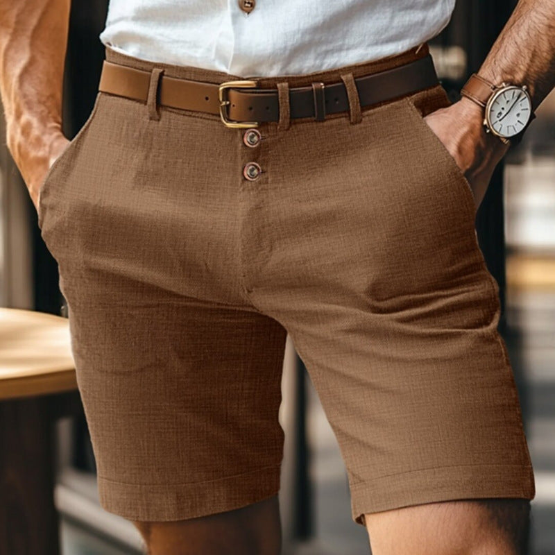 Rupert | Shorts Herren Regular Fit Sommer Leicht Knopfverschluss