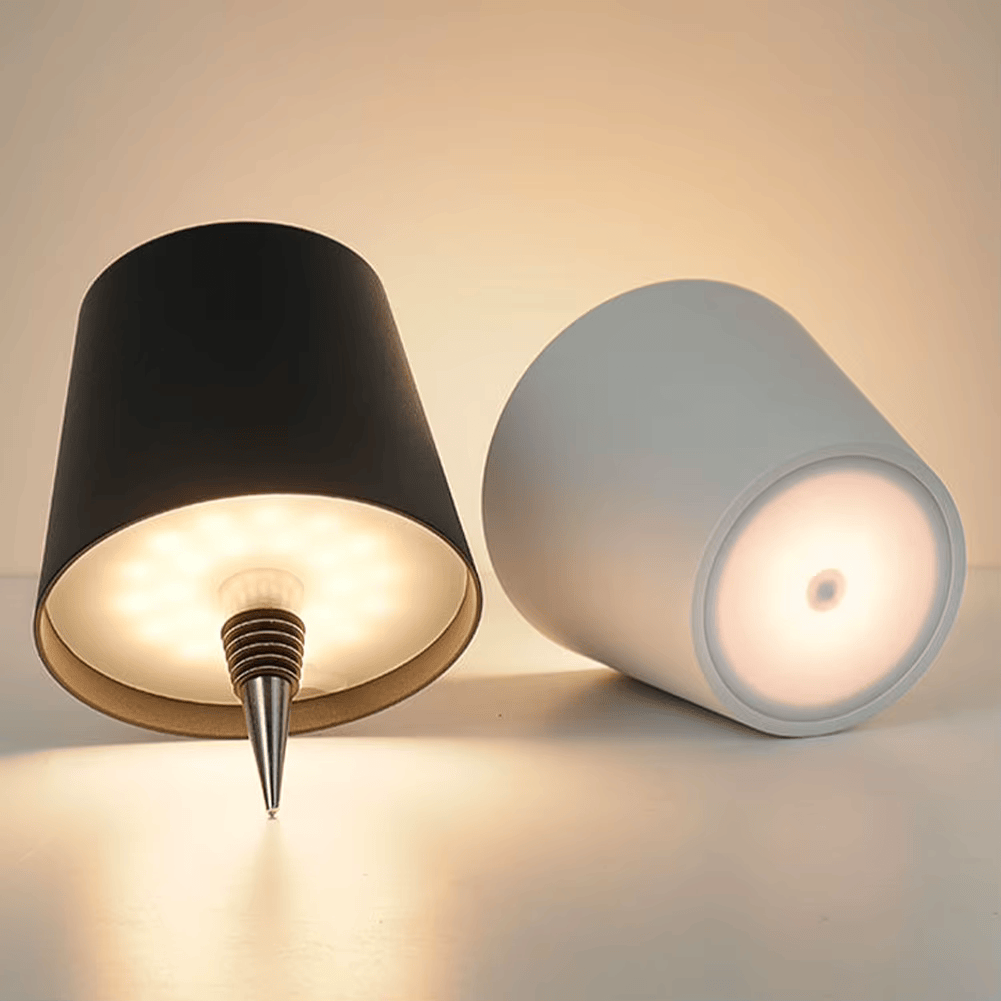 Kabellampe Deko Minimalistisch Flaschenaufsteller Akku LED