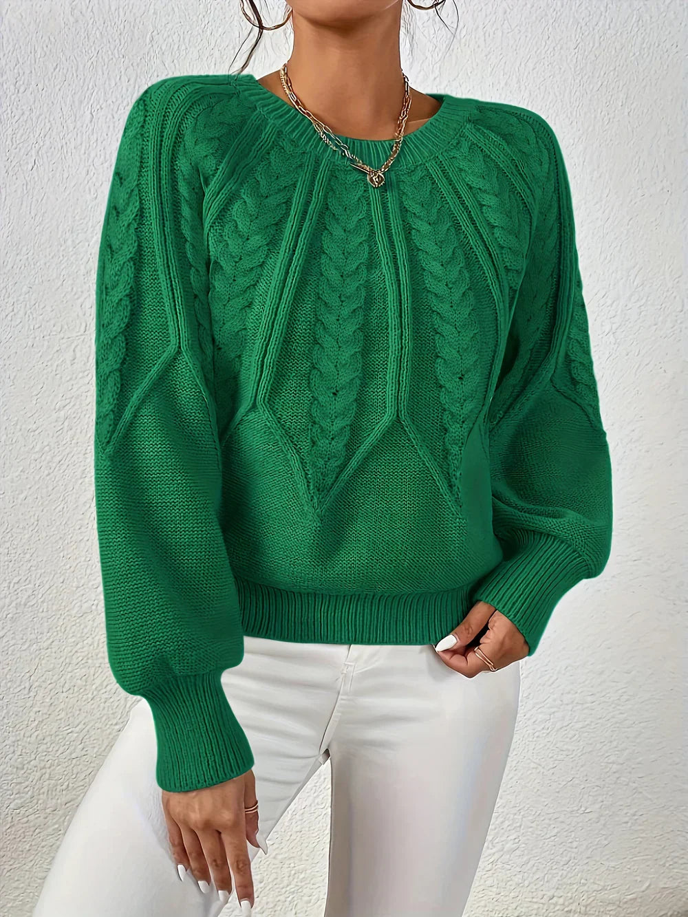 Lea | Elegant Women's Sweater with Fine Knit Pattern