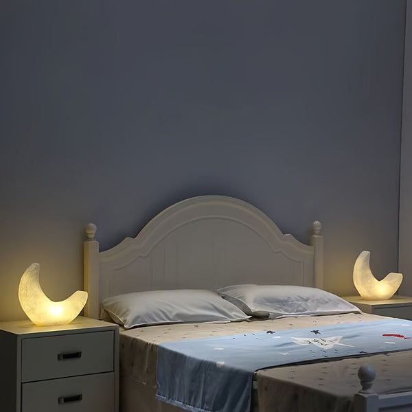 Nachtlicht Halbmond Art Deco Deko Wohnzimmer Warmweiß