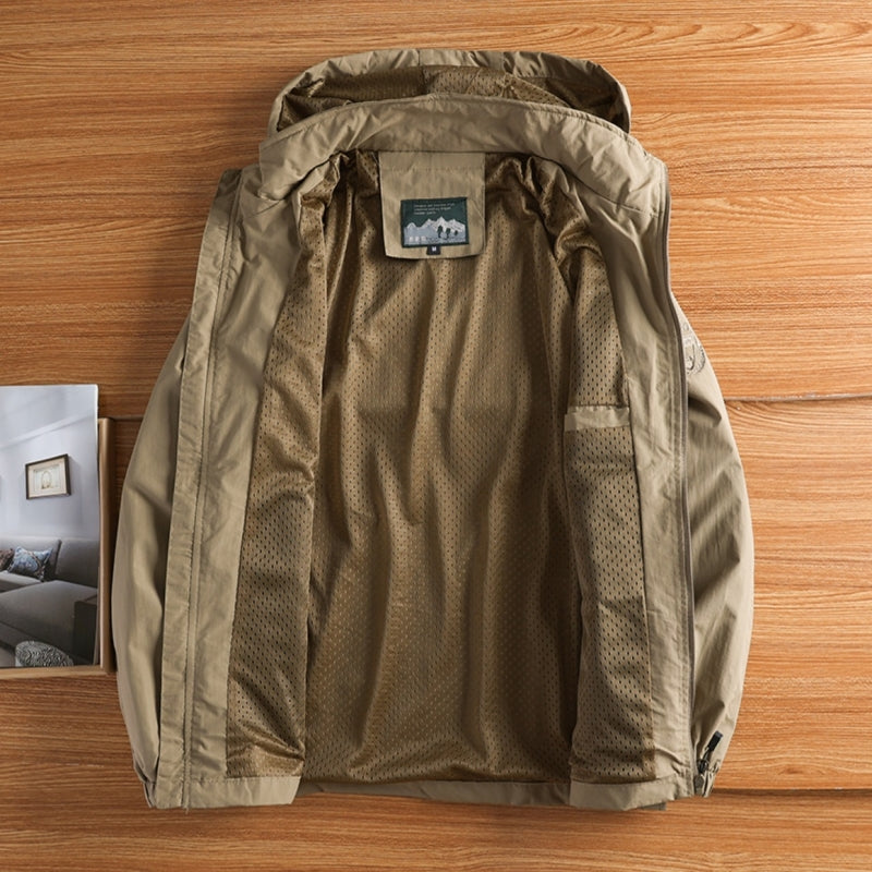 Übergangsjacke Herren Wasserabweisend Outdoor Komfort