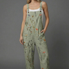 Jumpsuit Damen Relaxed Fit Sommer Casual mit floralem Print