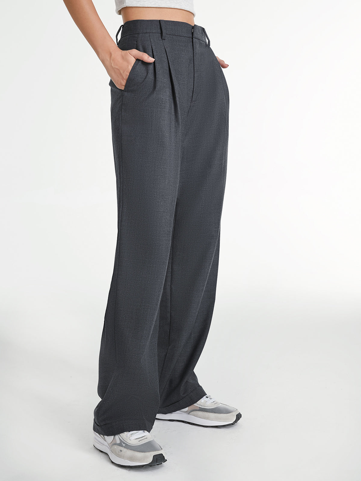 Gerade Anzughose Damen Regular Fit Business Alltag